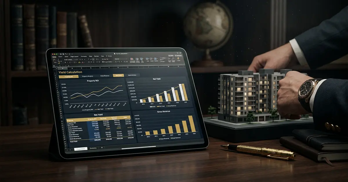 חישוב תשואה על דירה — המדריך המעשי עם דוגמאות (2026) — מאמר מאת נדלן סקול